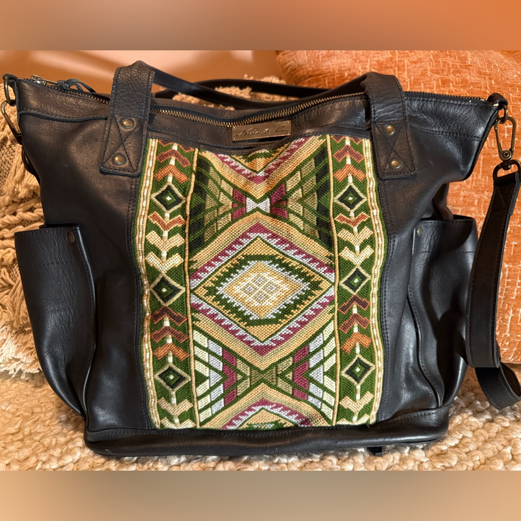 Nena & Co. Thrive. Full Leather Perfect Bag. All Straps